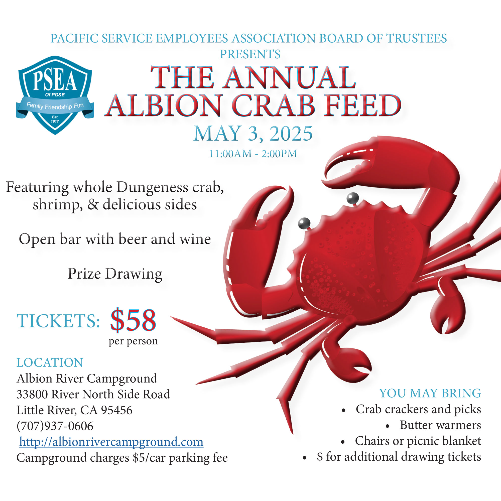 Crab Feed FLyer Image