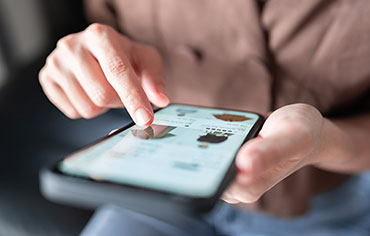 Woman Shopping on Phone